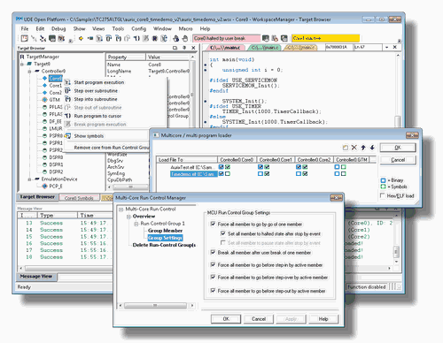 UDE multi-core AURIX